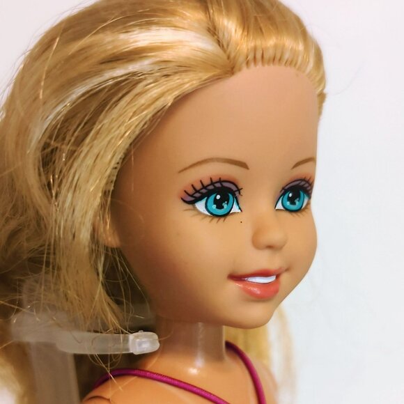 Barbie Wee 3 Friends Splash Stacie Fashion Doll in Swim Suit 2004 Mattel - Picture 4 of 7